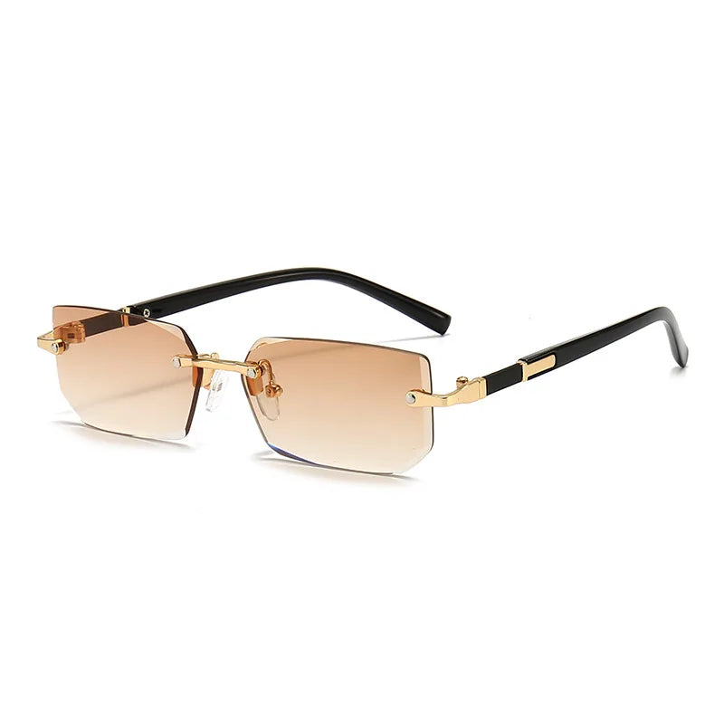 Minimalist Rimless Glasses