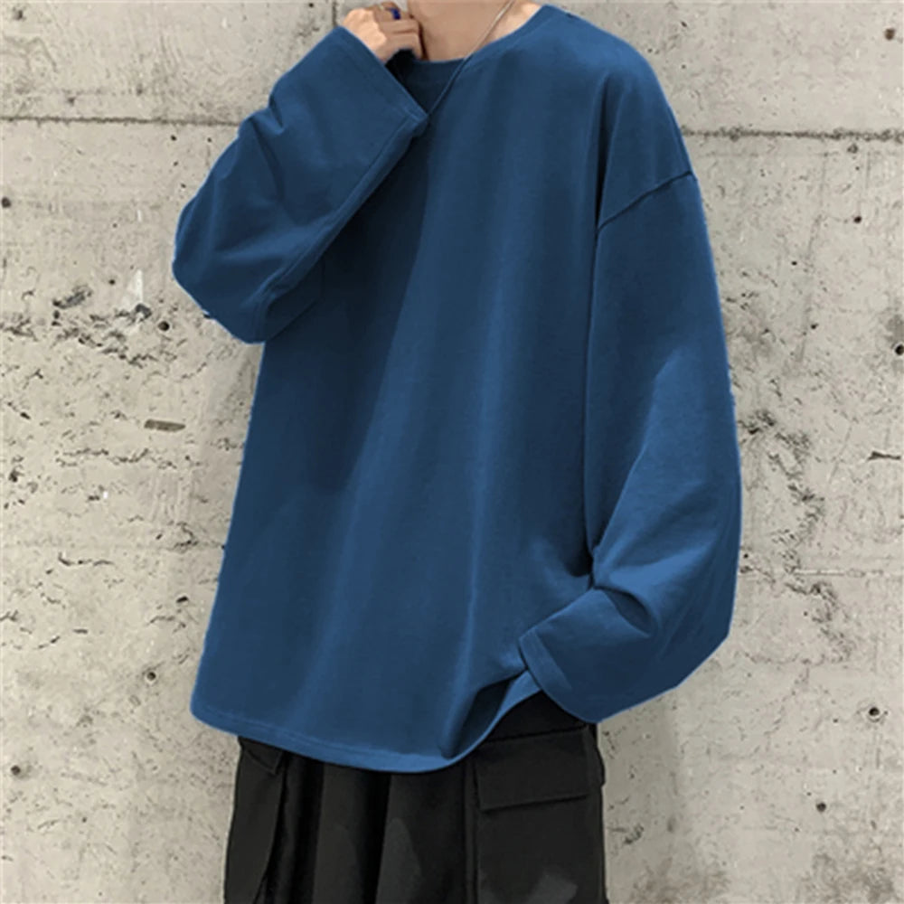 Men’s Oversized Cotton T-Shirt – Comfortable & Stylish – The Crew