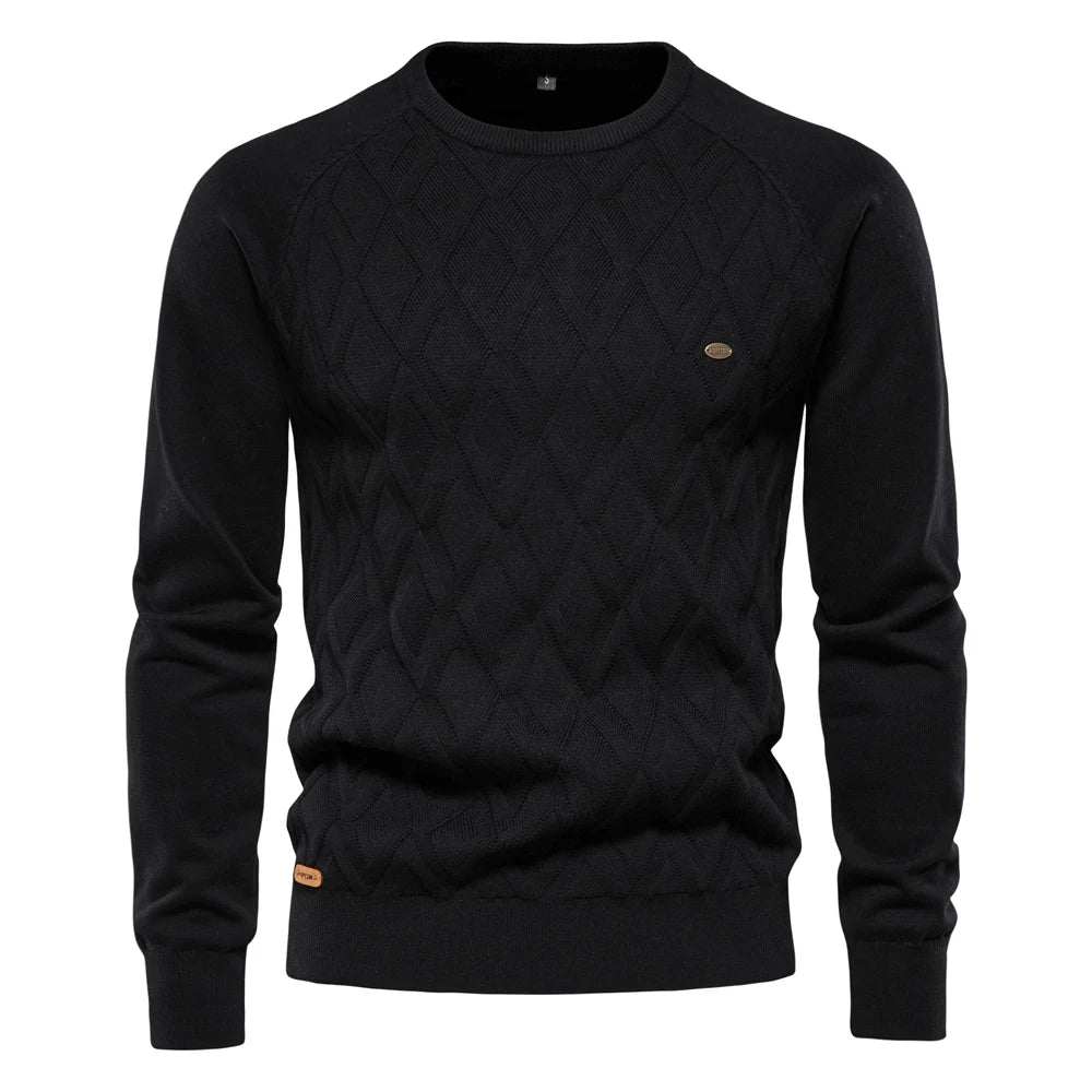 Basic Winter Diamond Sweater