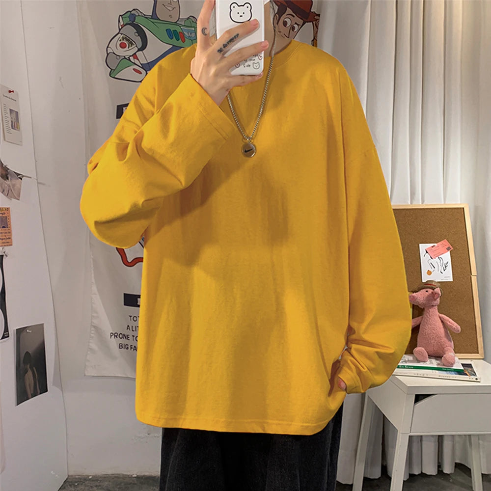Men’s Oversized Cotton T-Shirt – Comfortable & Stylish – The Crew