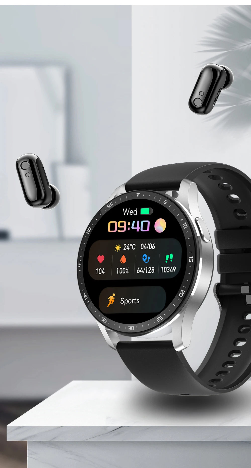 X7 Smartwatch + TWS Earphones