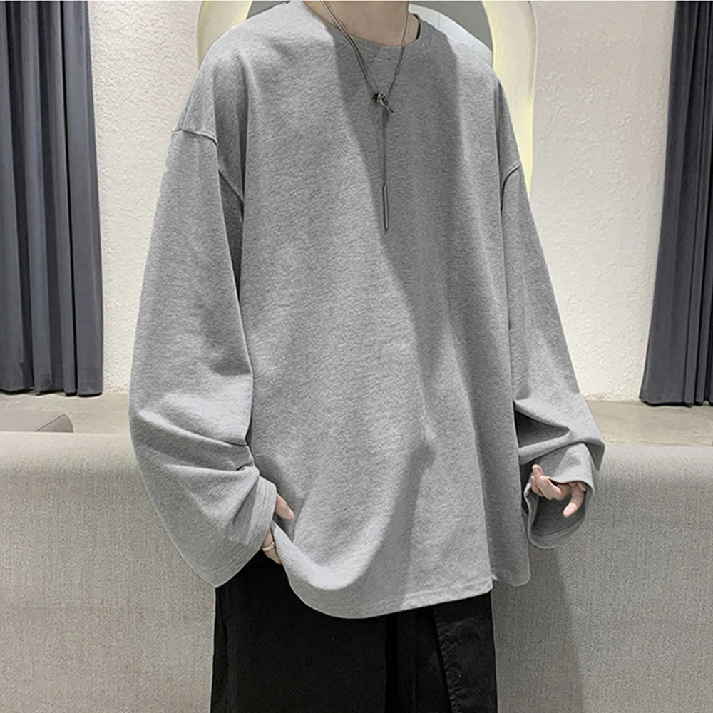 Men’s Oversized Cotton T-Shirt – Comfortable & Stylish – The Crew