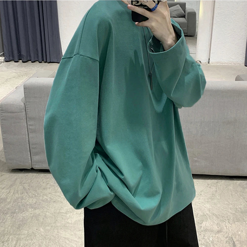 Men’s Oversized Cotton T-Shirt – Comfortable & Stylish – The Crew