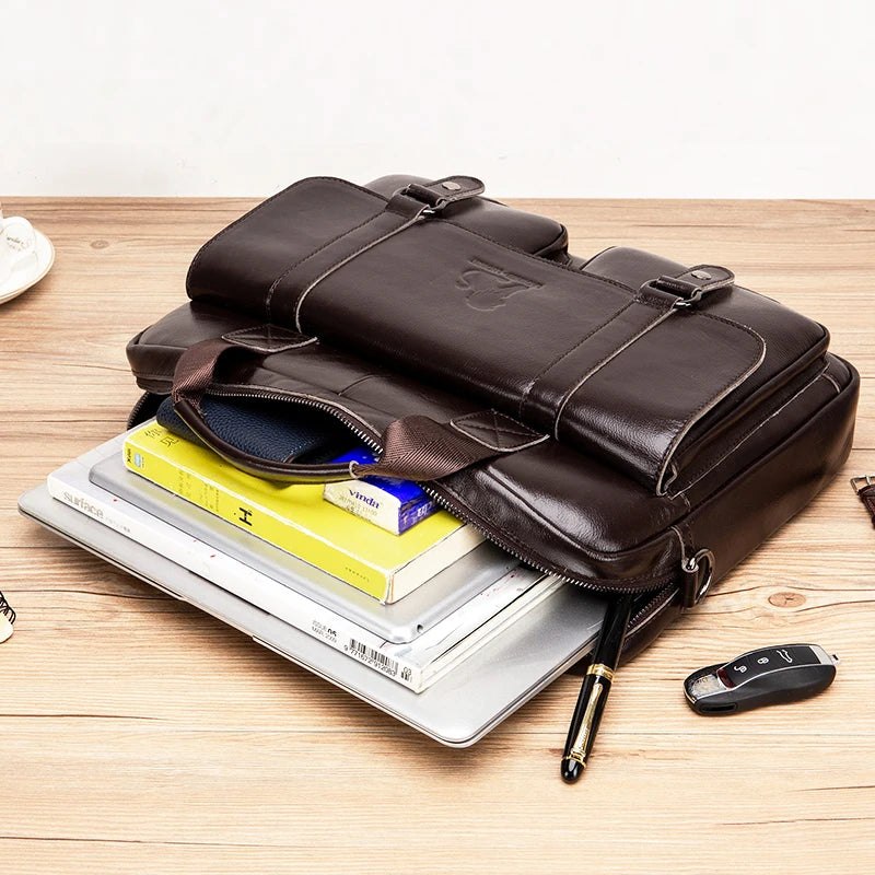 Premium Executive Leather Briefcase