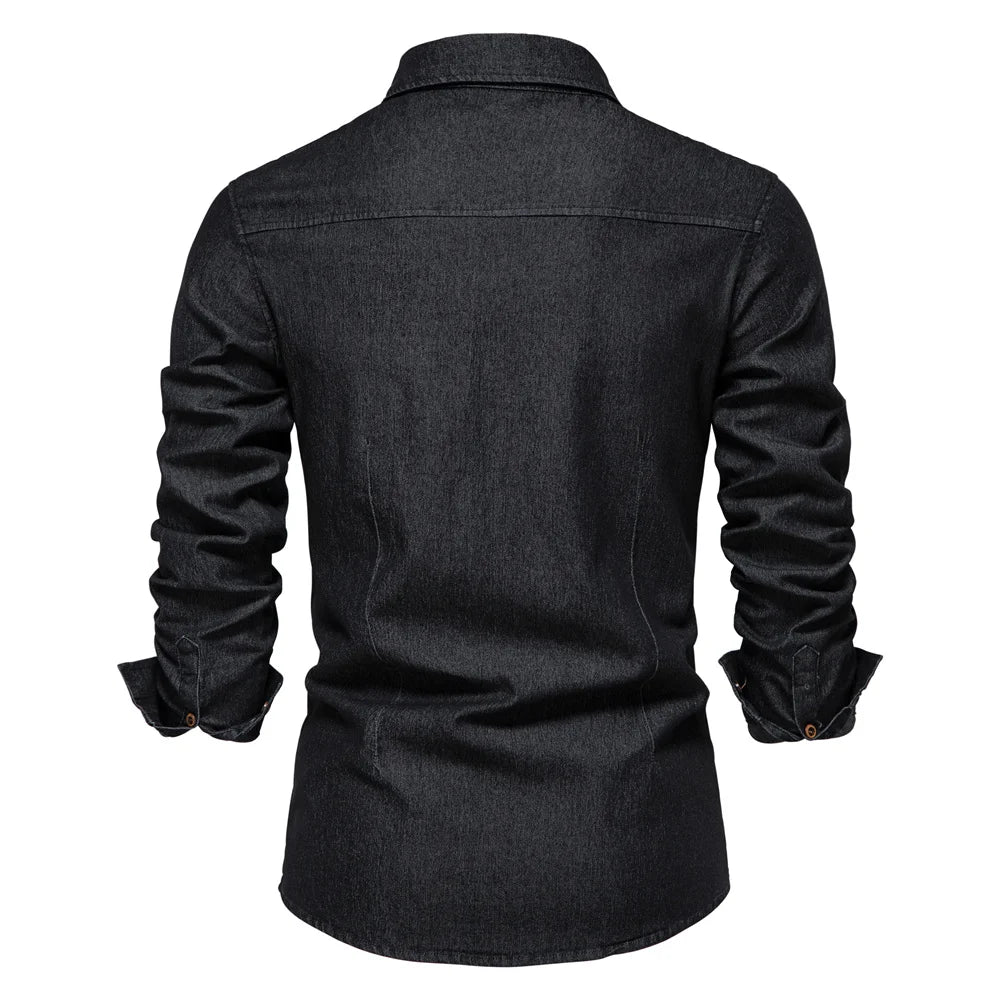 Slim Denim Shirt