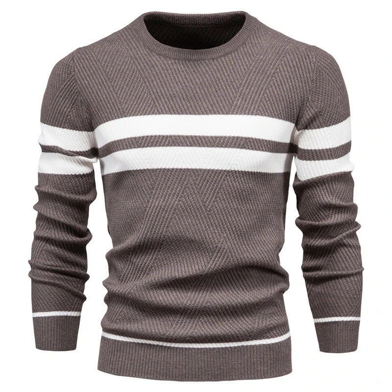 Autumn Patchwork Men’s Sweater