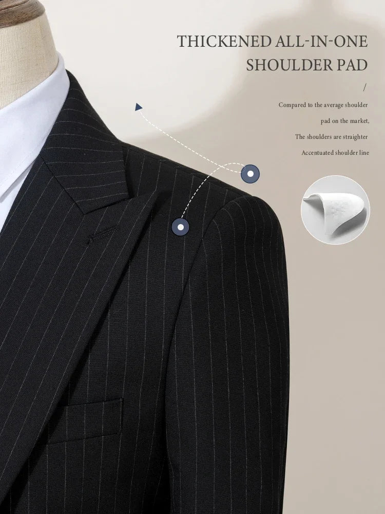 Men’s Classic Striped Suit