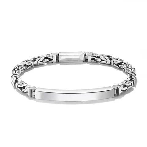 Unisex "Peace Grain" S925 Silver Woven Bracelet