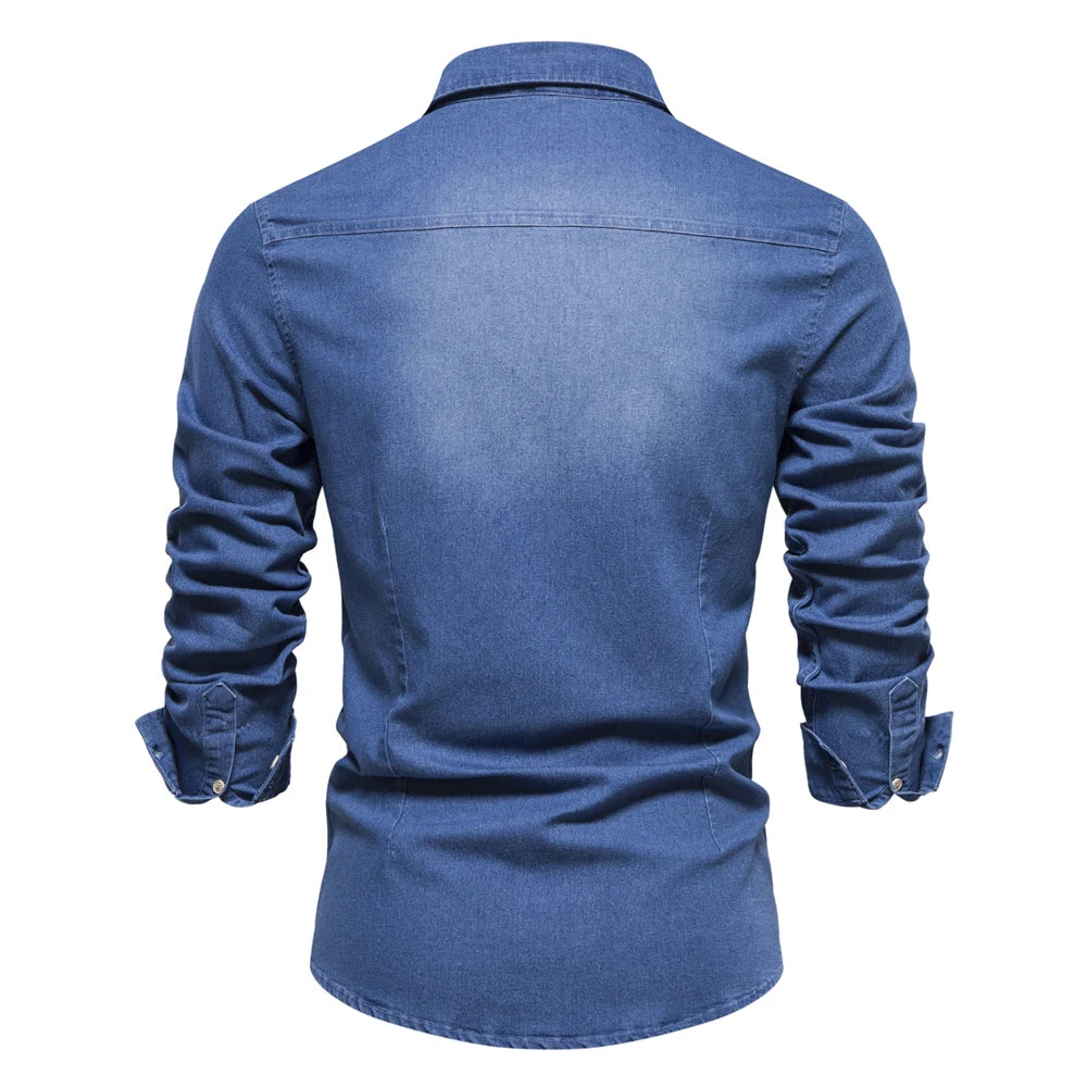Slim Denim Shirt