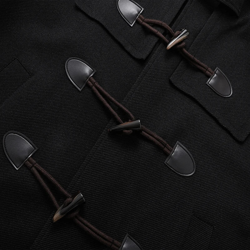 Men’s Hooded Windbreaker Coat – Autumn Winter - The Crew