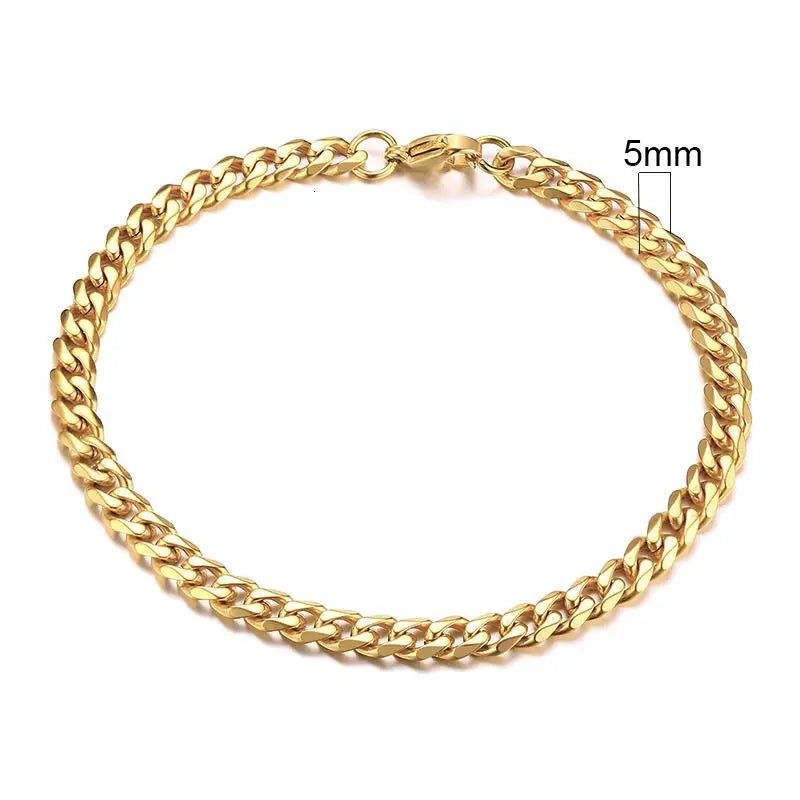 Stainless Steel Cuban Bracelet