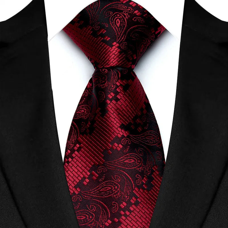 Elegant Red Tie for Men