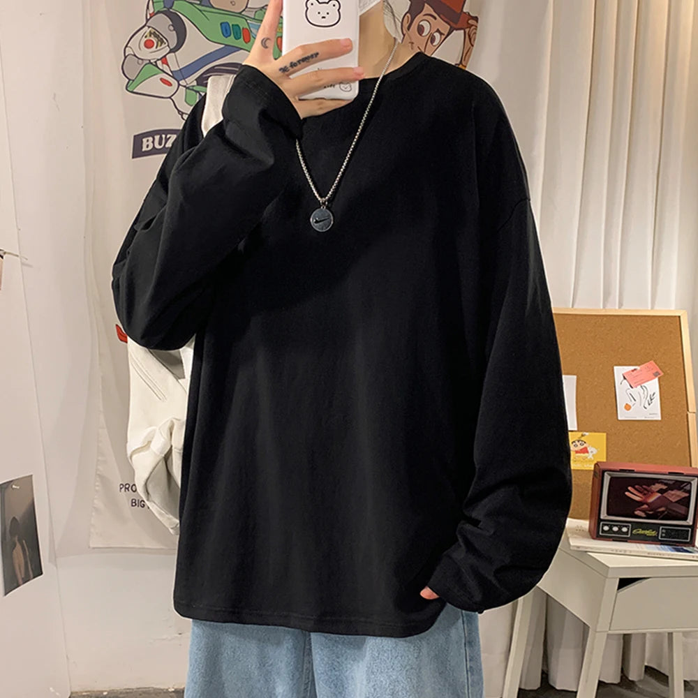 Men’s Oversized Cotton T-Shirt – Comfortable & Stylish – The Crew