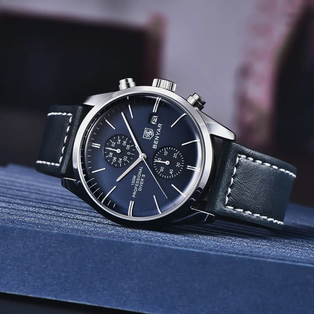 Sports Leather Watch