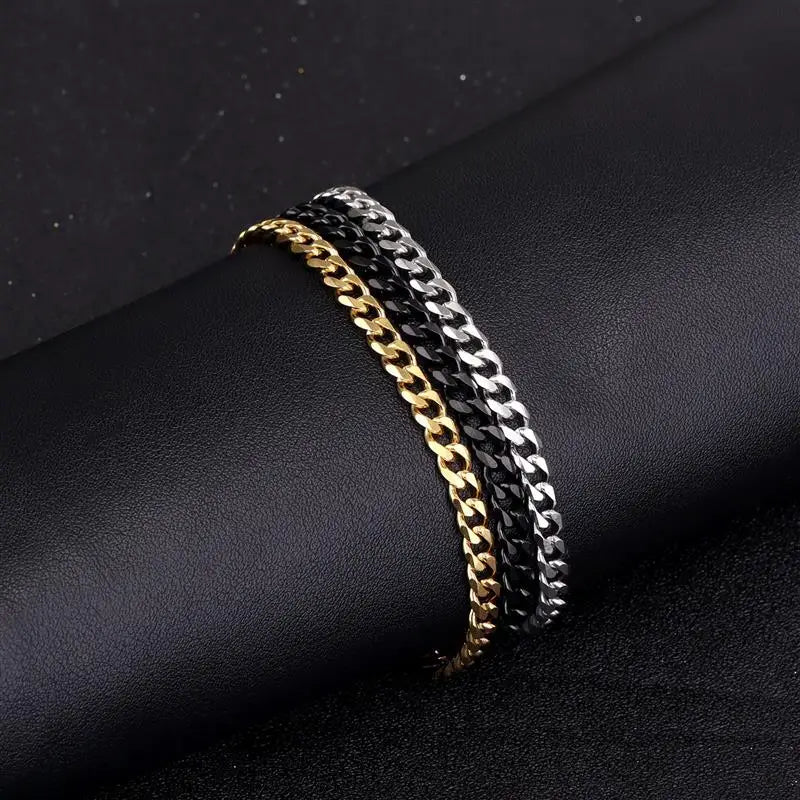 Stainless Steel Cuban Bracelet