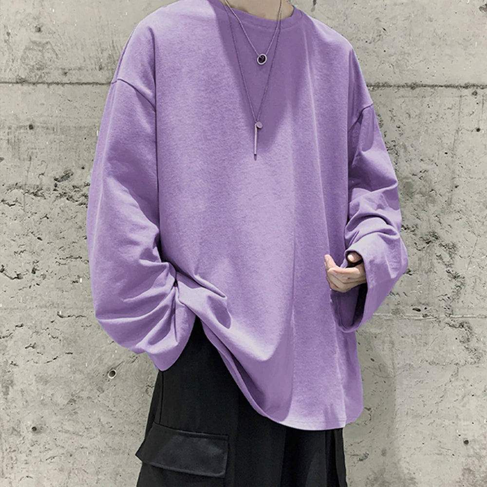 Men’s Oversized Cotton T-Shirt – Comfortable & Stylish – The Crew