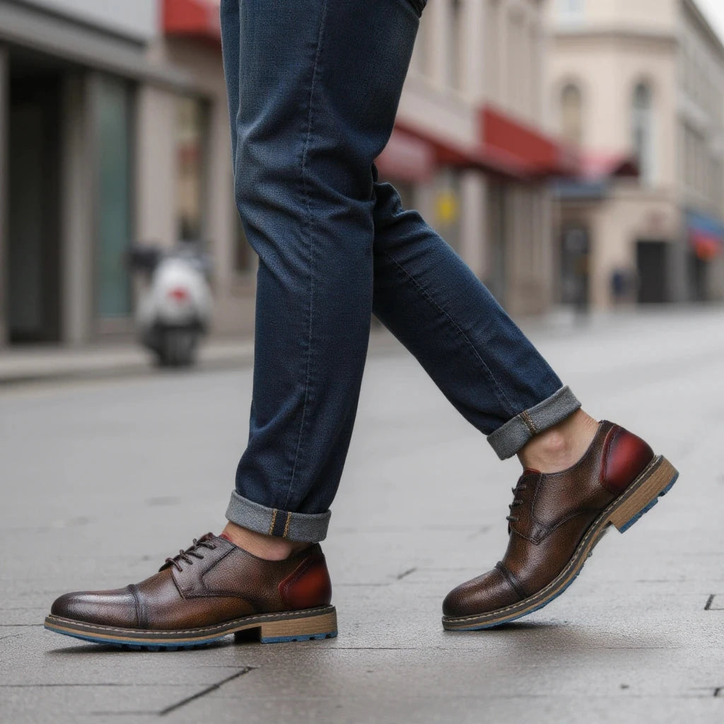 Retro Men’s Derby Shoes 2025