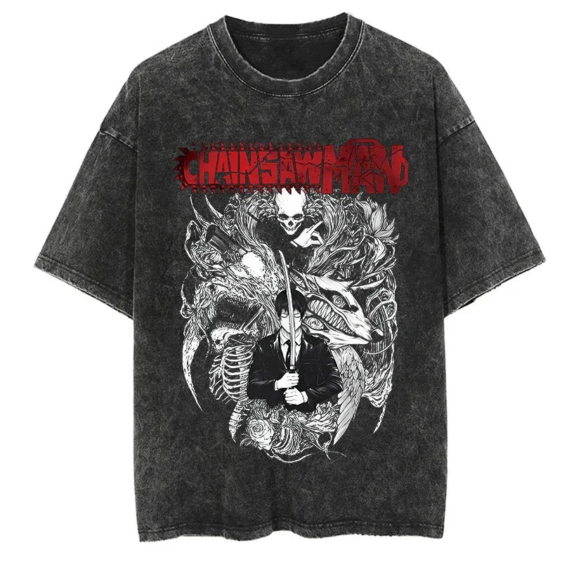 Vintage Makima Chainsaw Man Tee