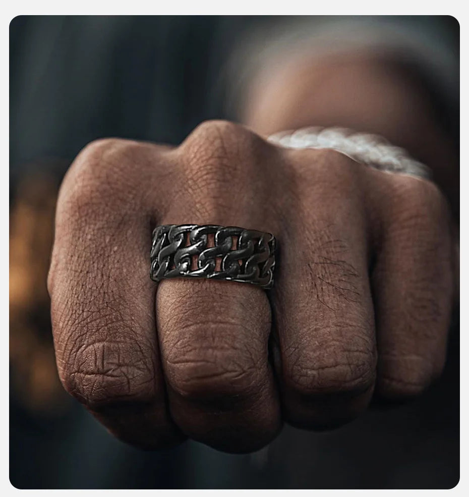 Vintage Double Cuban Ring