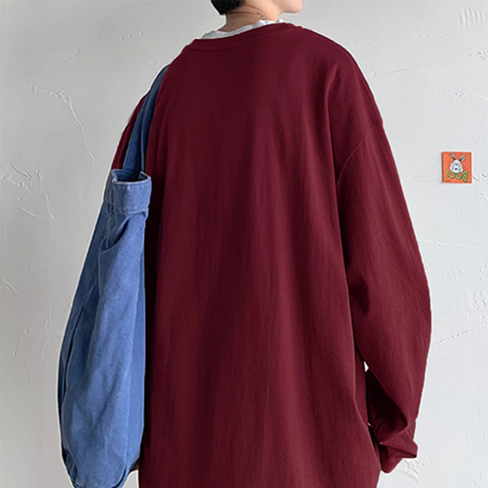 Men’s Oversized Cotton T-Shirt – Comfortable & Stylish – The Crew