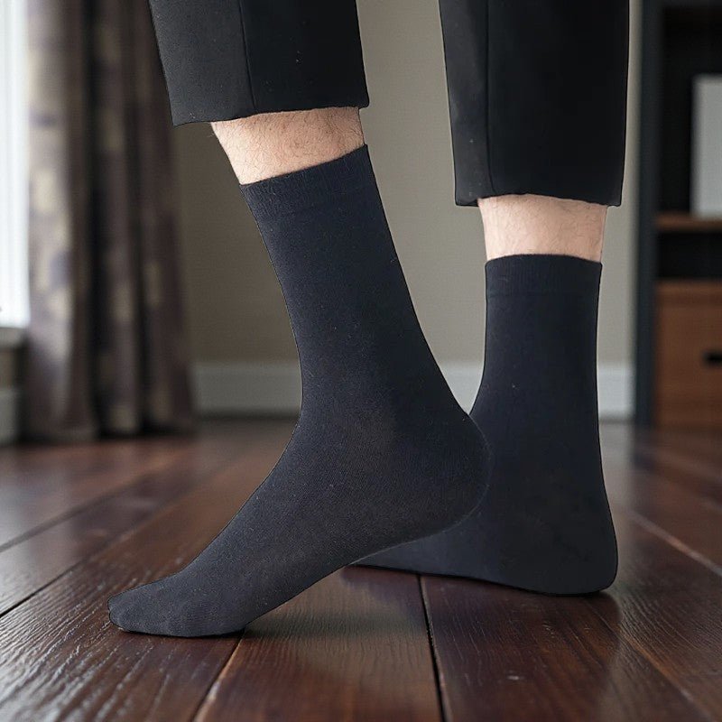 Men’s Cotton Business Socks 10 Pack – Breathable - The Crew
