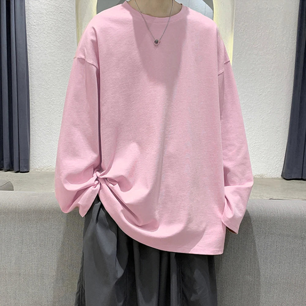 Men’s Oversized Cotton T-Shirt – Comfortable & Stylish – The Crew