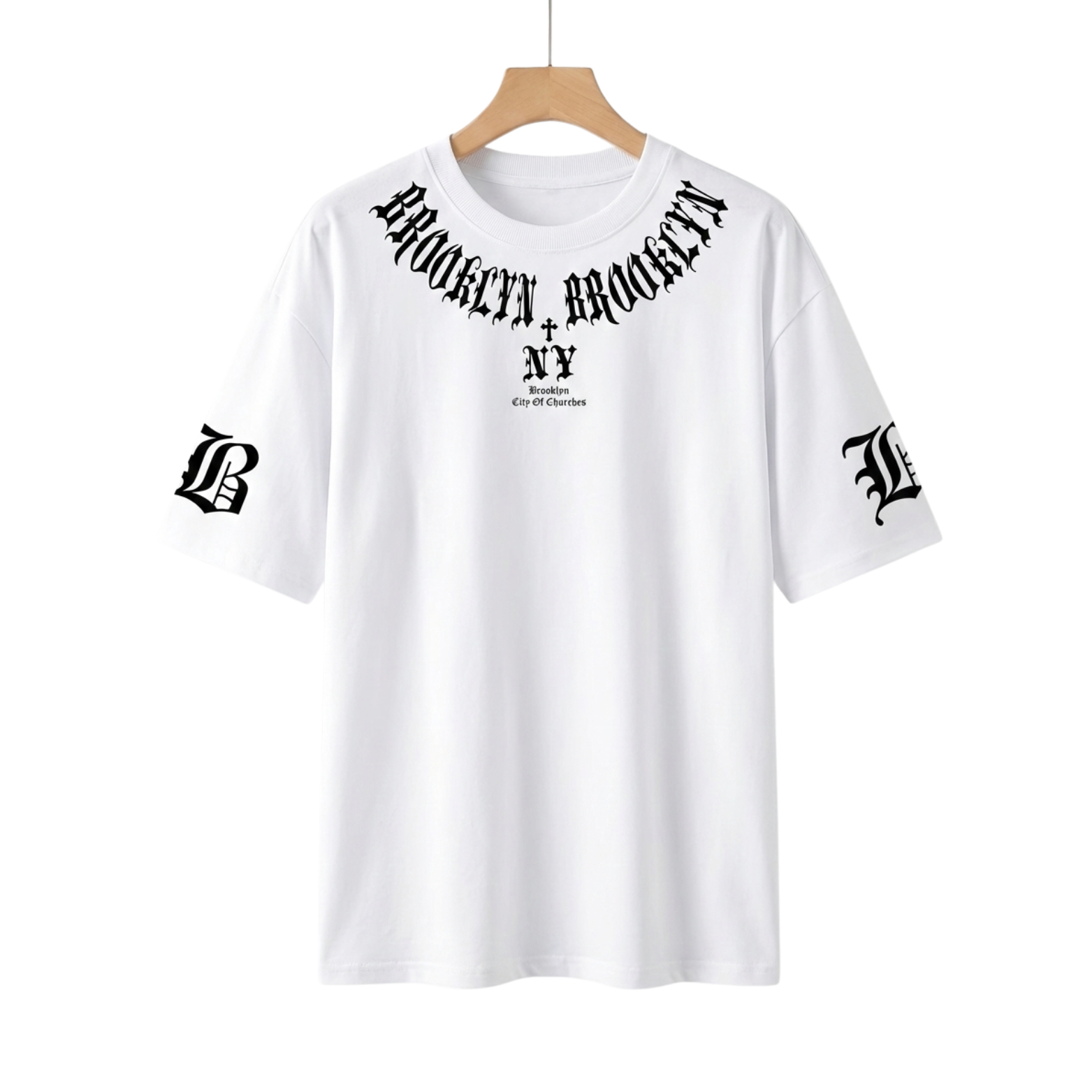 3D Letter Graphic Tee
