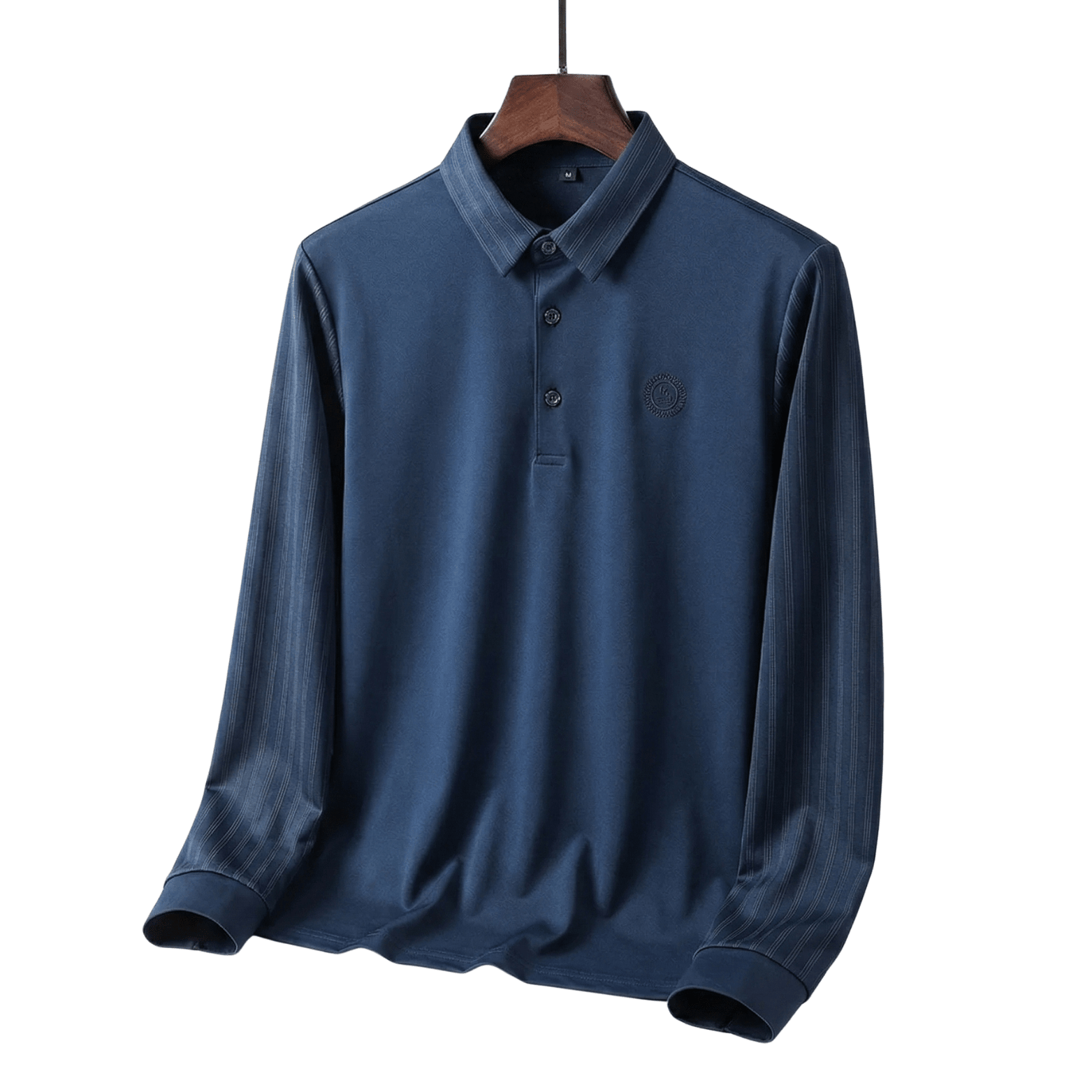 Men’s Slim Striped Collar Tee – Modern Street Style - The Crew