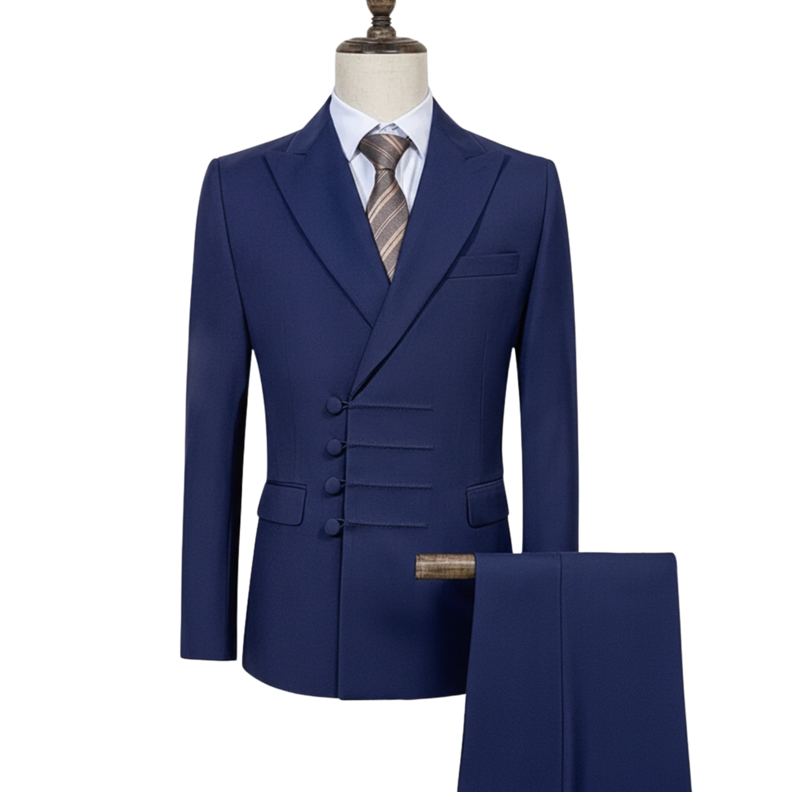 Elegant Double-Breasted Suit