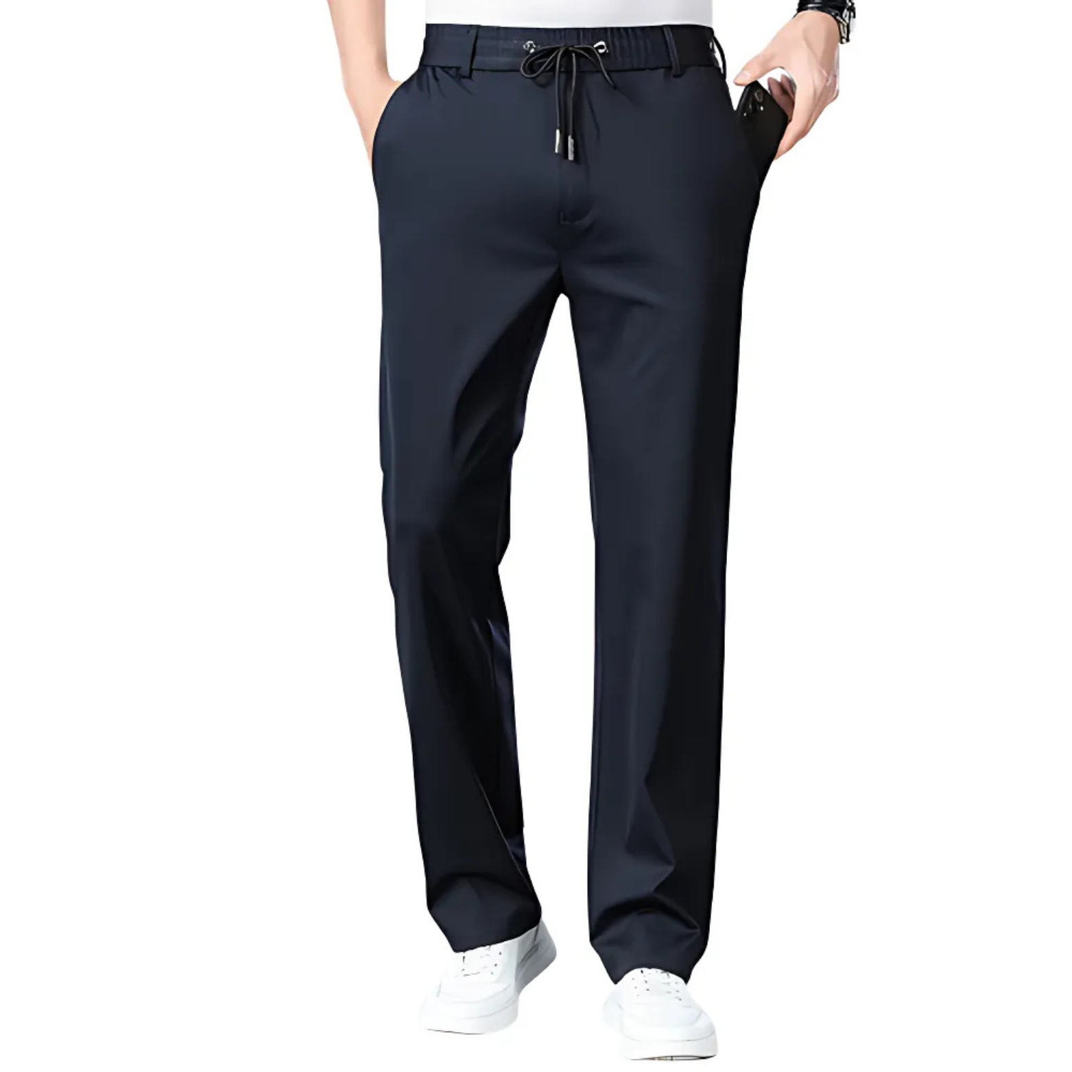 Men wearing black formal cotton pants – The Crew