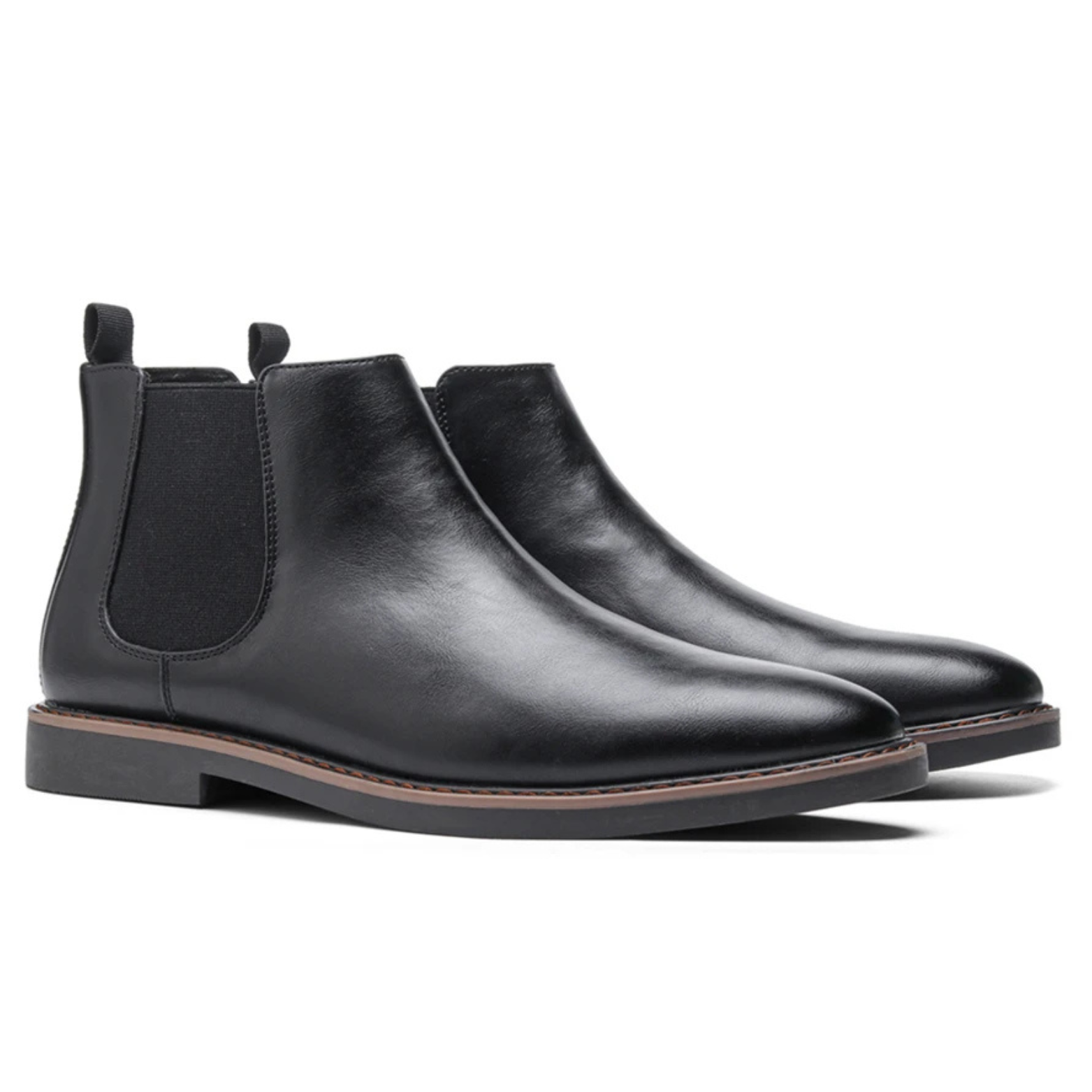 Retro Leather Chelsea Boots