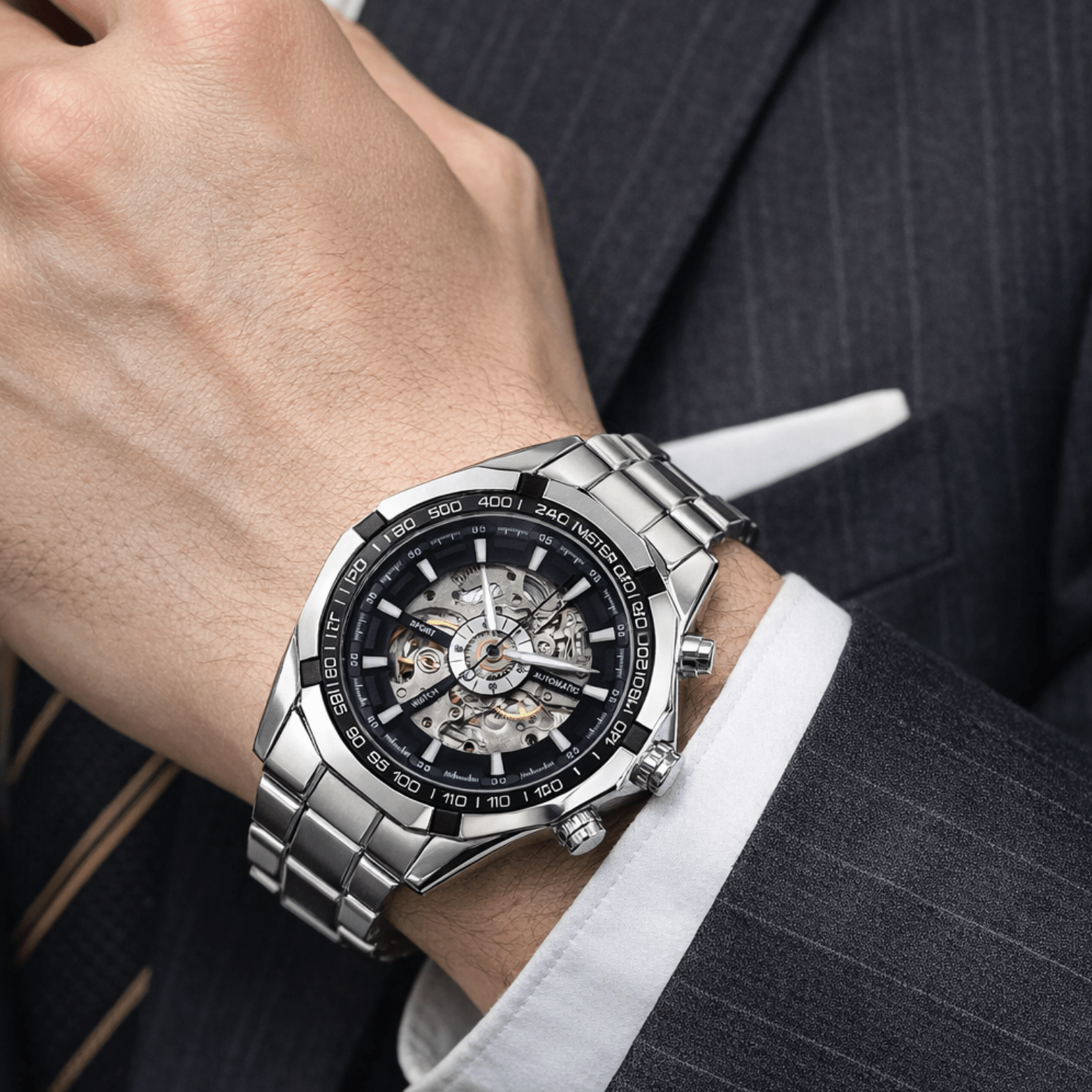 WINNER 188 Classic Mechanical Watch for Men - The Crew