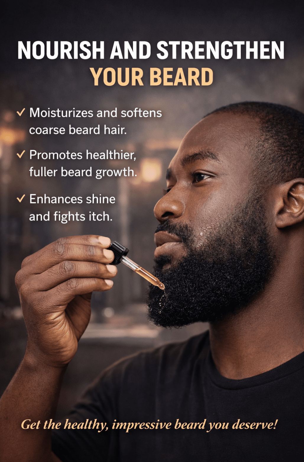 Beard Growth Oil with Castor Oil – Softening Care - The Crew