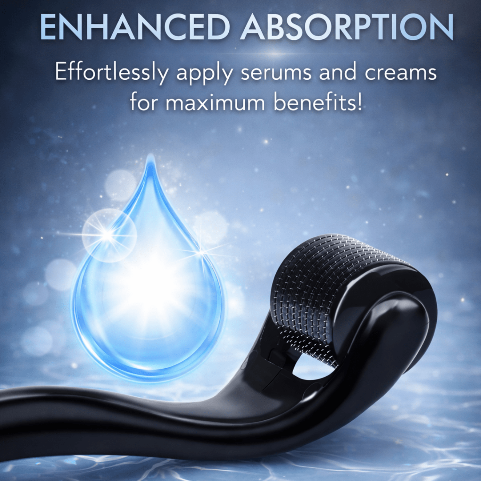 Microneedle Derma Roller 0.25mm β 540 Needles Tool - The Crew