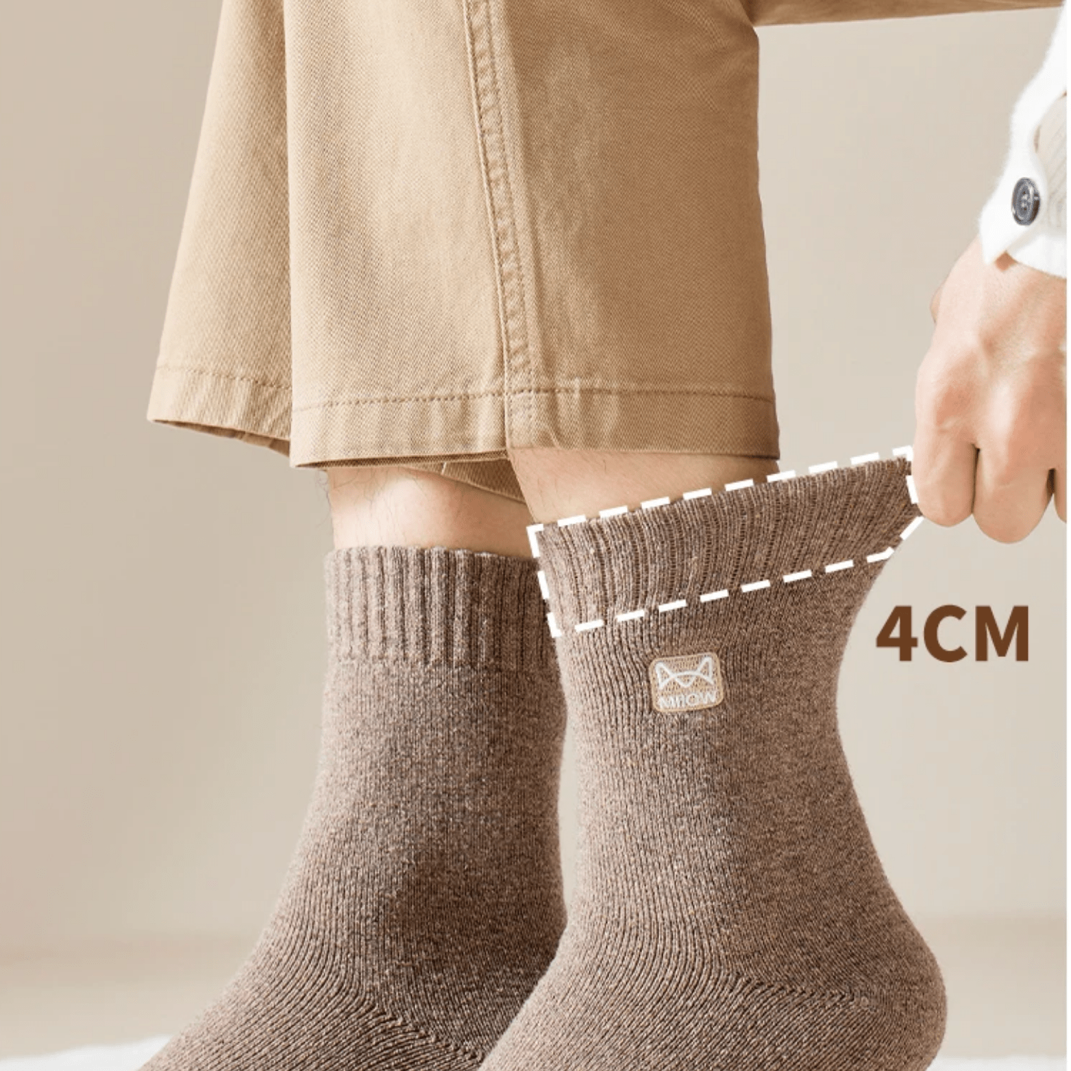 Men’s Merino Wool Thermal Winter Socks – Extra Warm - The Crew