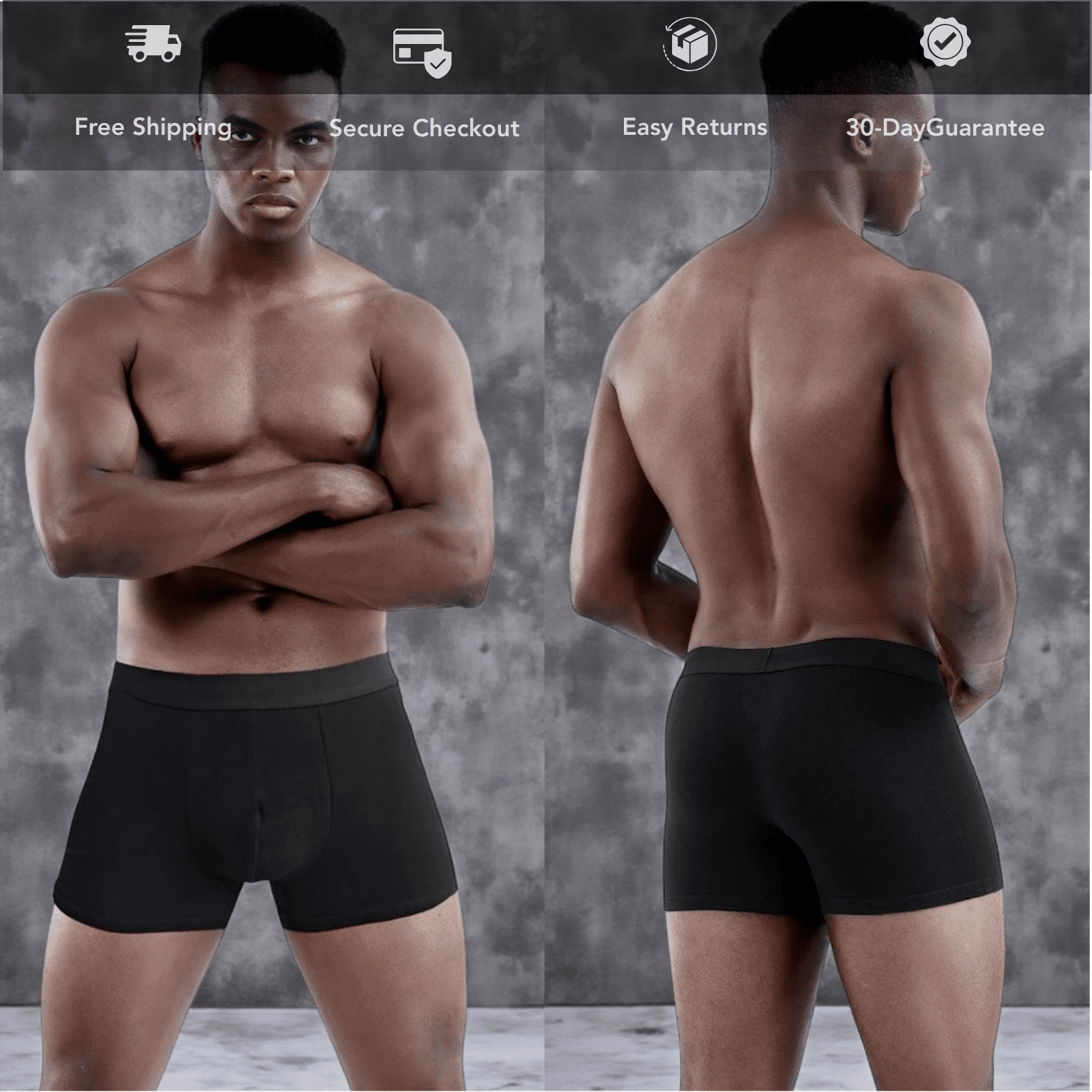 Men’s Cotton Boxers 8 - Pack – Soft Breathable Underwear - The Crew