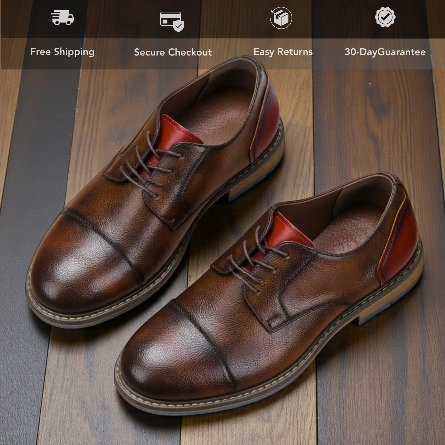 Retro Men’s Derby Shoes 2025