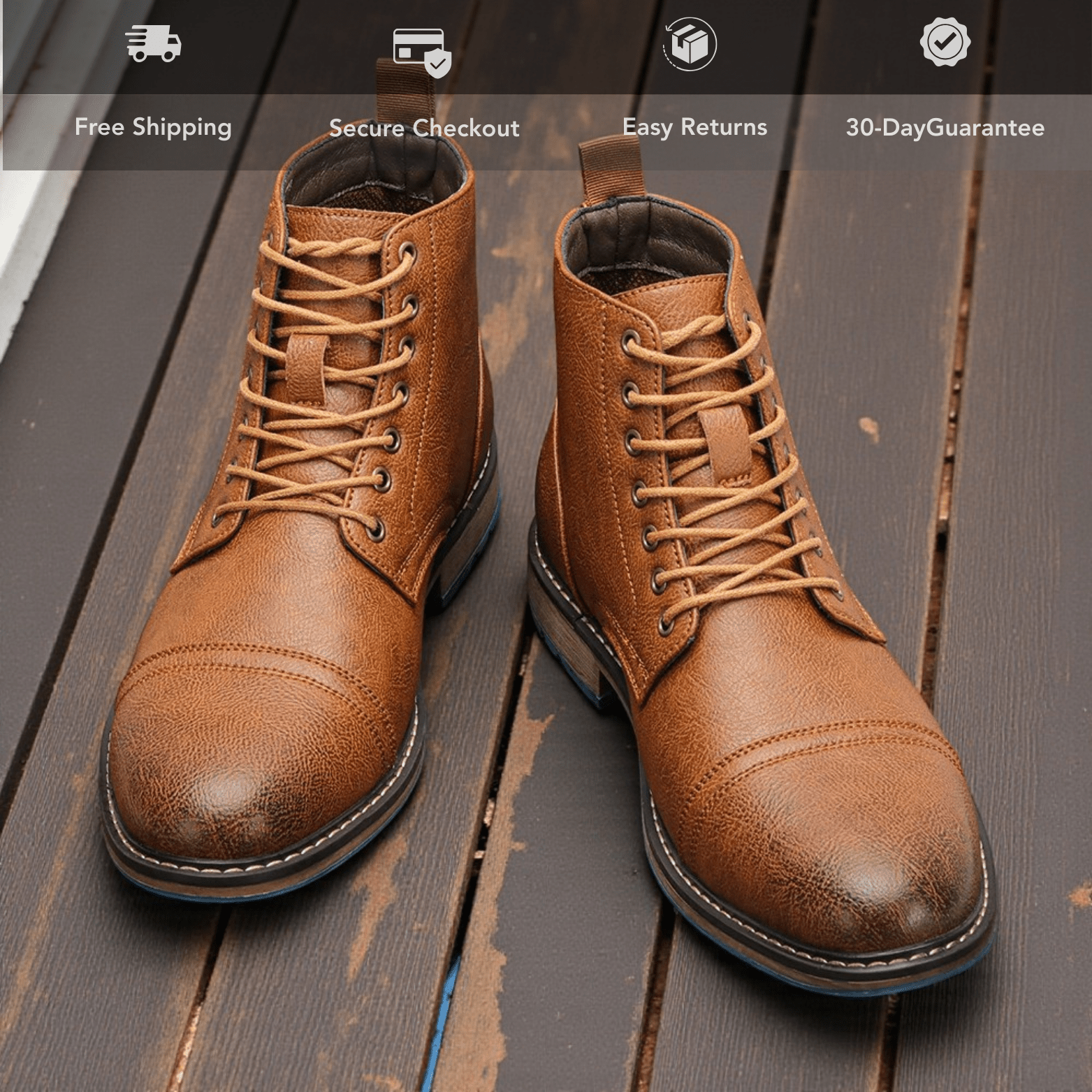 Men’s Stylish Leather Ankle Boots – Modern Casual Wear - The Crew