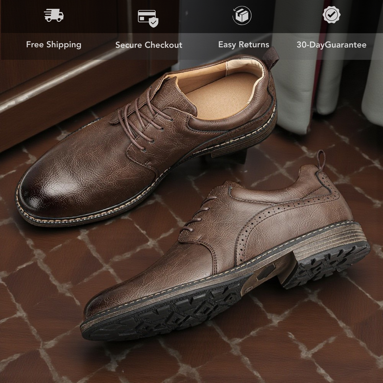 Leather Comfort Casual Shoes
