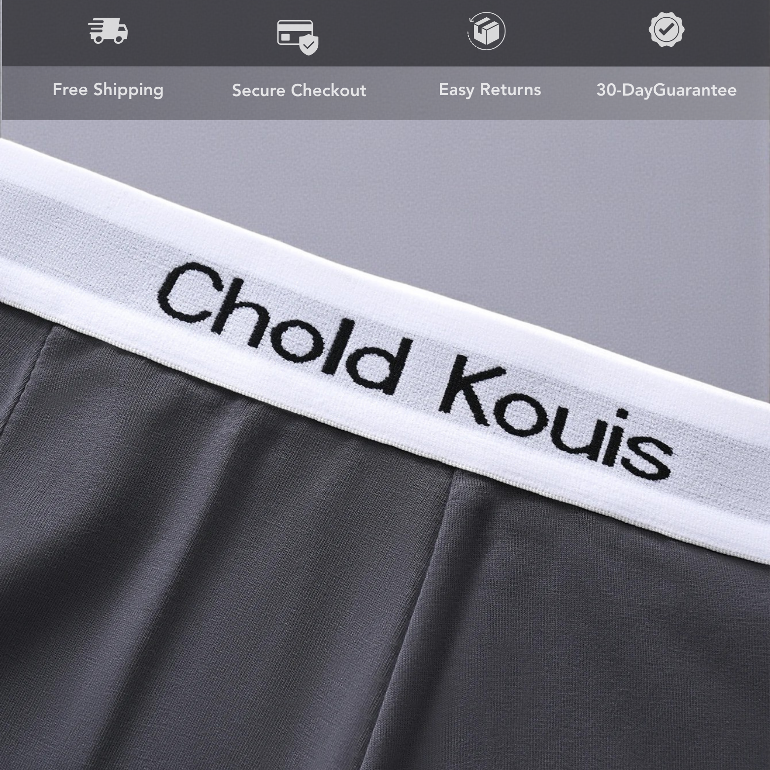 Men’s 4-Pack Soft Boxers