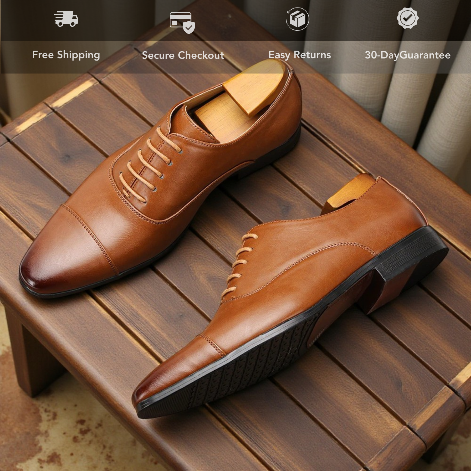 Elegant Men’s Oxford Shoes