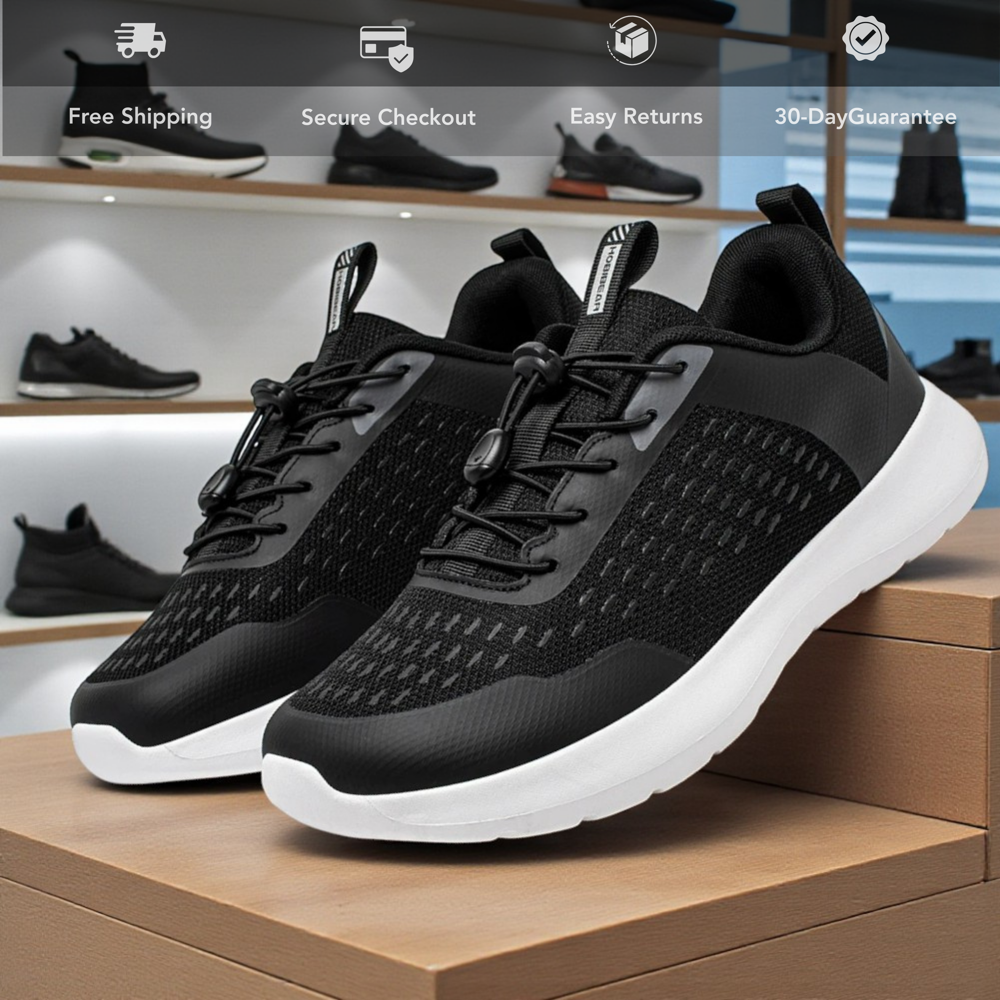 Wide Toe Running Sneakers