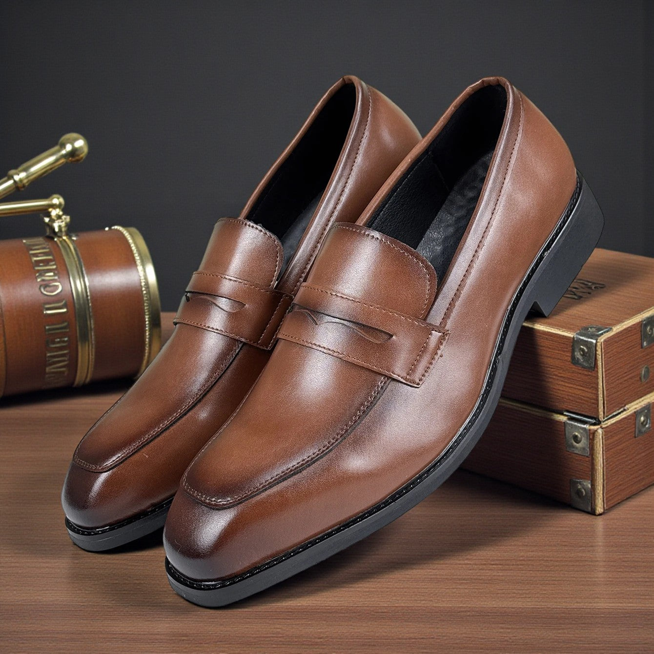 British Formal Leather Loafers