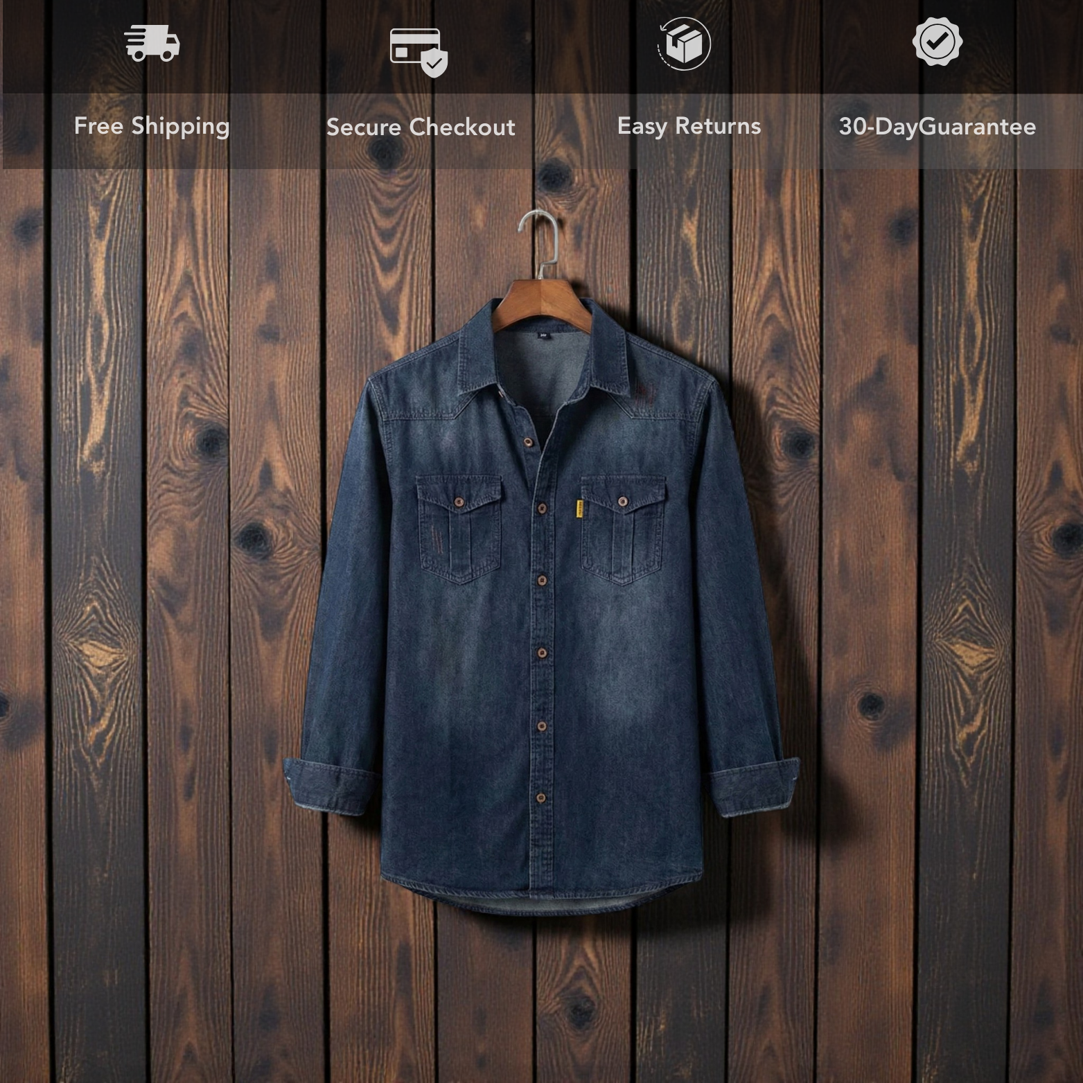 Slim Fit Denim Shirt