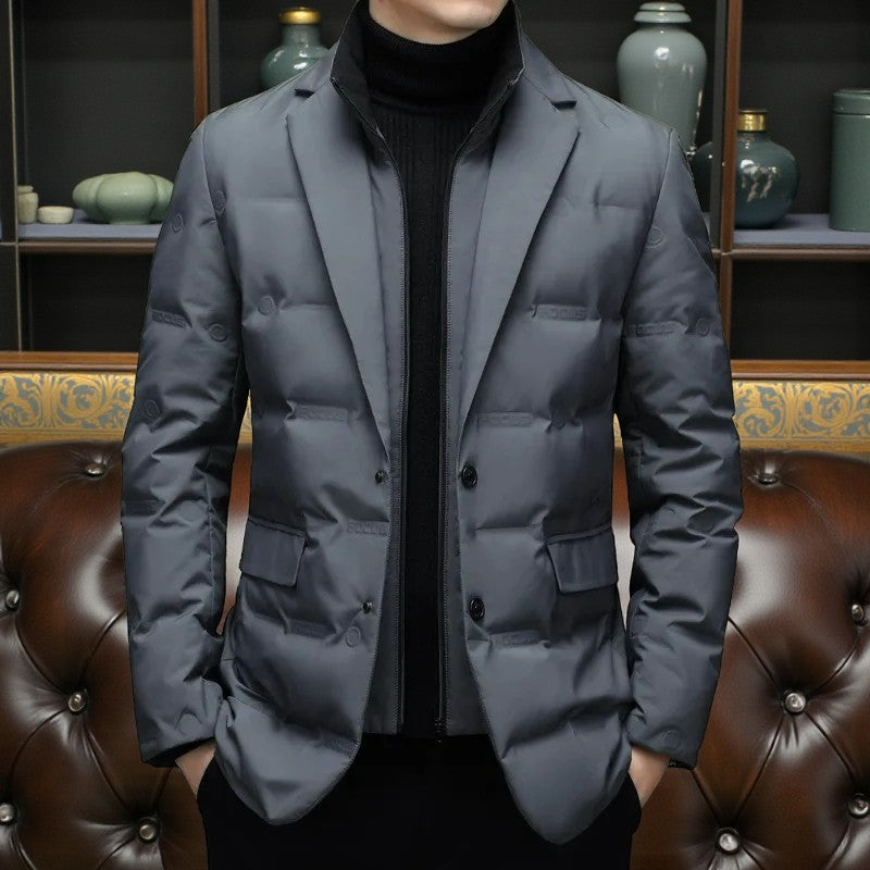 Detachable Collar Winter Blazer