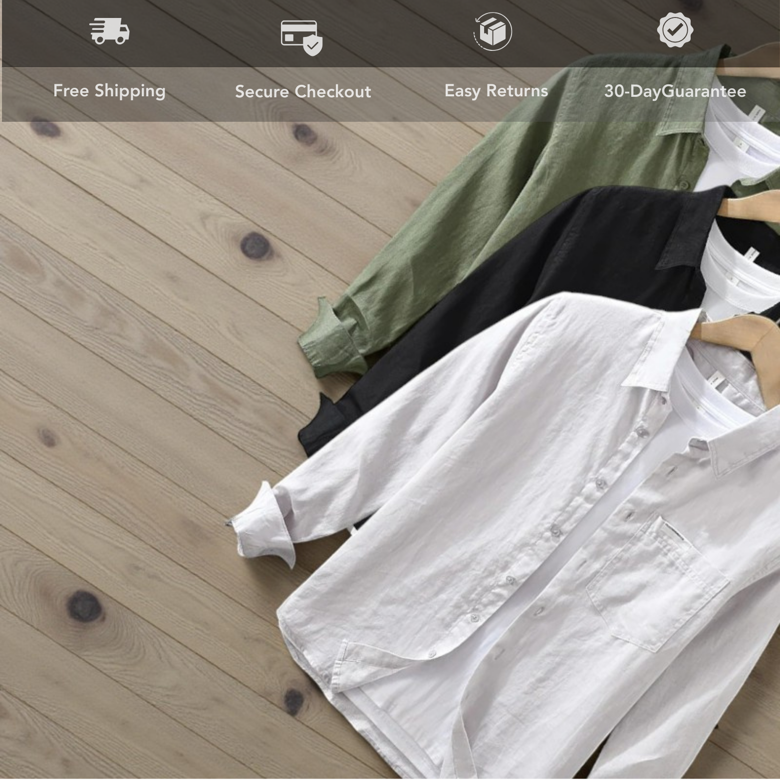Linen White Casual Shirt