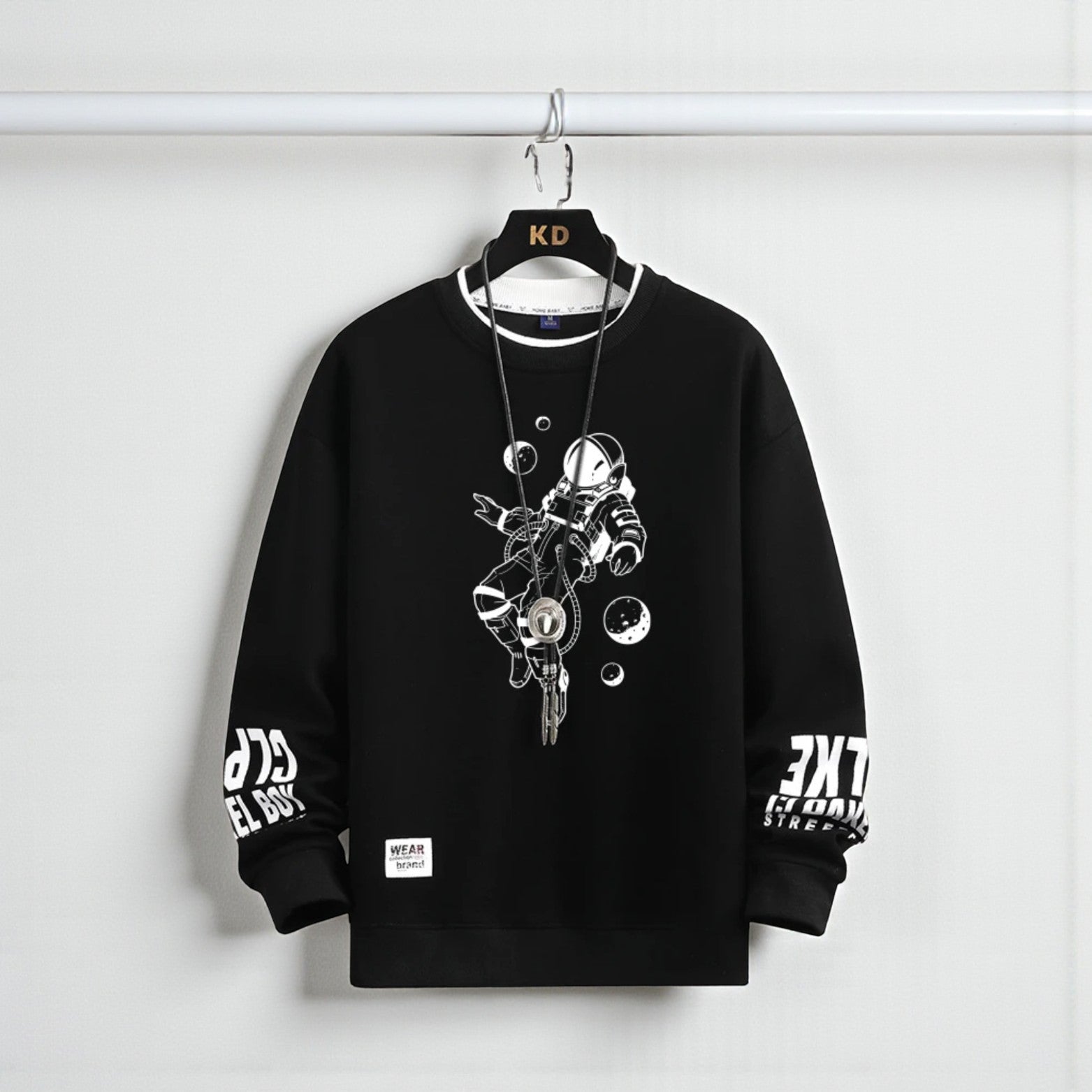 Moon Print Men’s Sweatshirt