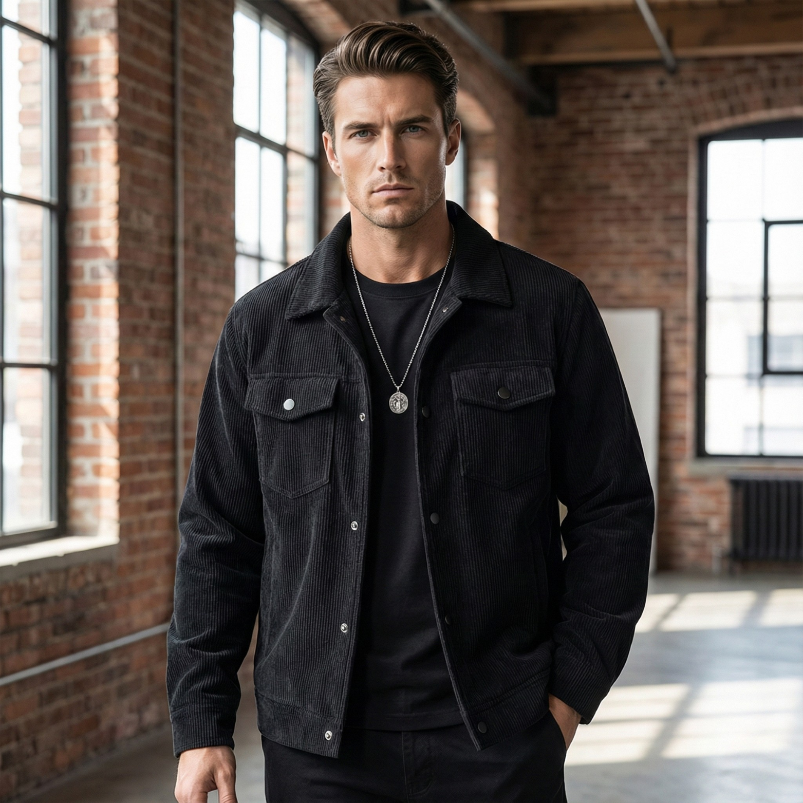 Vintage Corduroy Work Jacket