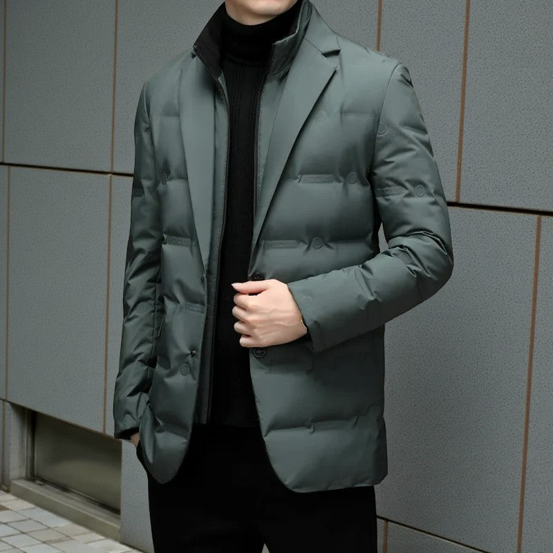 Detachable Collar Winter Blazer