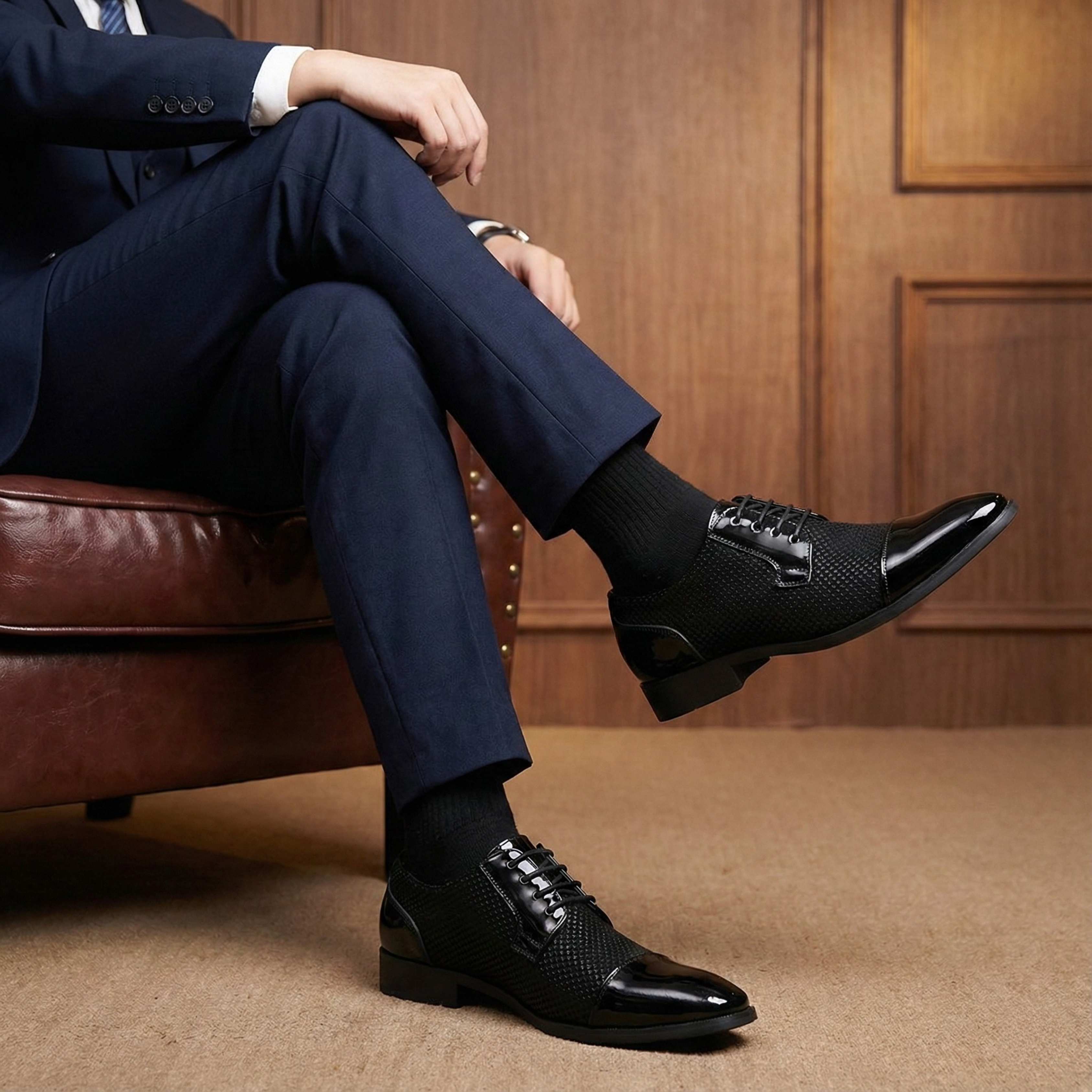 Classic Black Oxford Shoes